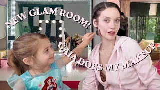 Glam Room Update + Gaia Does My Makeup | Weekly Vlog Ep. 5