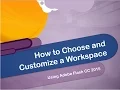 How to Choose and Customize a Workspace Using Adobe Flash CC 2015