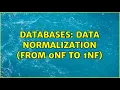 Databases Data normalization from 0NF to 1NF