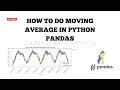 How to do Moving Average in Python Pandas Full Course rolling ewm expanding methods