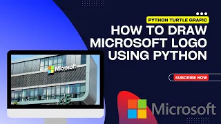 How to Draw Microsoft Logo using Python Turtle