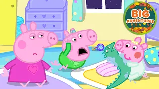 Peppa Pig's NOISY NIGHT with Baby Evie! 😴 Staying Up Late Adventures | Tales Full Episodes | 18 Mins