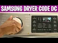 DC Code on Samsung Dryer Fix Samsung Dryer DC Error Code Reset Door Switch Solution