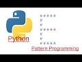 Printing E Hash shape in Python - Pattern of Python Programming