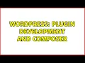 Wordpress Plugin development and composer
