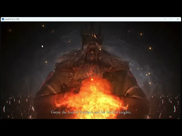 Dark Souls Remaster again... Shadps4 v0.1.1 WIP