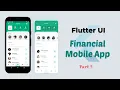 Flutter Financial App UI Flutter Speed Code - Part 2