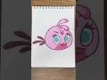 I Drew Stella from Angry Birds Game If This Gets 200 Likes I ll Draw Her Movie Version Too