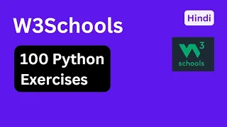 Python W3Schools 100 Exercises Hindi