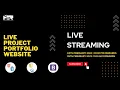 Full Stack Development Training Cum Internship Live Project Portfolio Website Session - 3