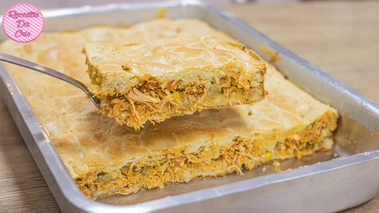 EM 2 MINUTOS FIZ A MELHOR MASSA DE TORTA -E ESSE RECHEIO DE CALABRESA VOCÊ NUNCA FEZ-Isamara Amâncio