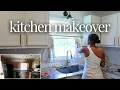 I Gave My 90 s Kitchen An EXTREME DIY MAKEOVER Full Start to Finish Kitchen Renovation
