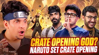 🔥GOD Level Crate Opening of the New Naruto Ultimate Set in BGMI | Jonathan vs CarryMinati