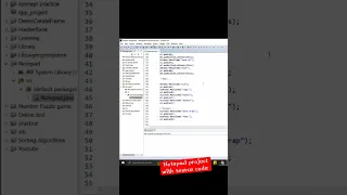 Notepad in java with source code