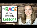 RACE Writing Strategy Lesson 1 Practice R and A Orally