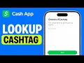 How to Lookup Cashtag on Cash App