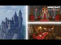 Minecraft How to decorate a Medieval Castle Interior Minecraft Tutorial