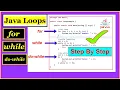 Java Loops MASTERCLASS for while do-while EXPLAINED with Easy Examples 2025
