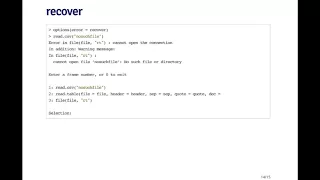 R Debugging Functions 2
