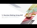 W5 - Advanced Optimization Technique 1