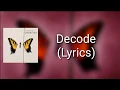 Download Lagu Paramore - Decode (Lyrics)