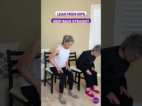 Feel More Flexible After 60 With This Seated Chair Yoga #shorts