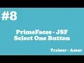 PrimeFaces - JSF Tutorial Select One Button in PrimeFaces using Netbeans IDE Part-8