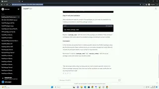 install specific version of python package using pip