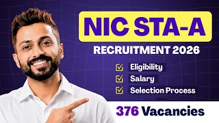 NIC Scientific Assistant Bumper Recruitment 2026 | Eligibility, Salary & Selection Process