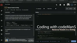 Learn JavaScript Codewars 6 kyu Season 2 - Reverse Vowels in a String