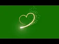 Download Lagu Golden heart effect green screen