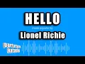 Lionel Richie - Hello (Karaoke Version)