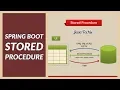 Spring stored procedure Java Techie