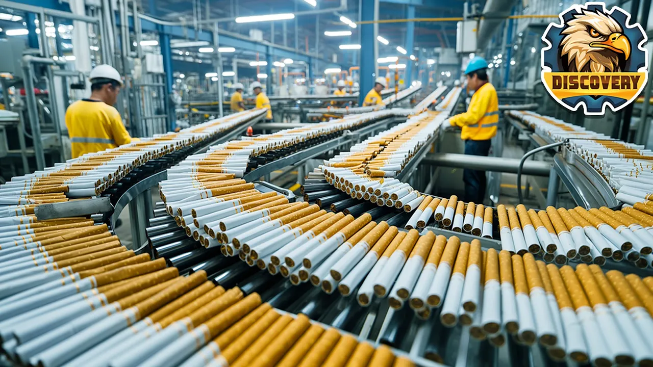 Outline Video How Cigarettes Is Made In Factory? Captain Discovery