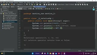 - Relational Operator Learn Complete in Hindi Java Standard Edition