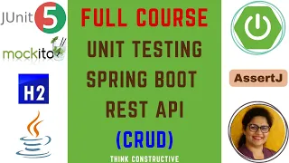 Master Unit Testing Java Spring Boot REST API Application in One Shot Full Course