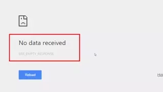 How To Fix No Data Received Err Empty Response in Chrome