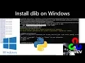 How to install Dlib library for Python 3 on Windows