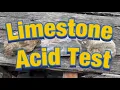 How to identify Limestone