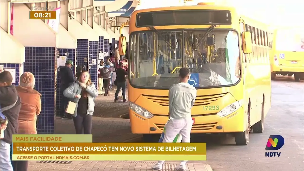 Transporte coletivo de Chapecó tem novo sistema de bilhetagem