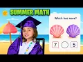 Elementary Math Made Easy Comparing Numbers Summer Math for Kids