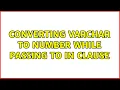 converting varchar to number while passing to IN clause