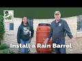How to Install a Rain Barrel at Home