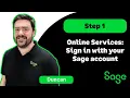 Sage 50 Payroll UK Online Services - Sign in with your Sage account
