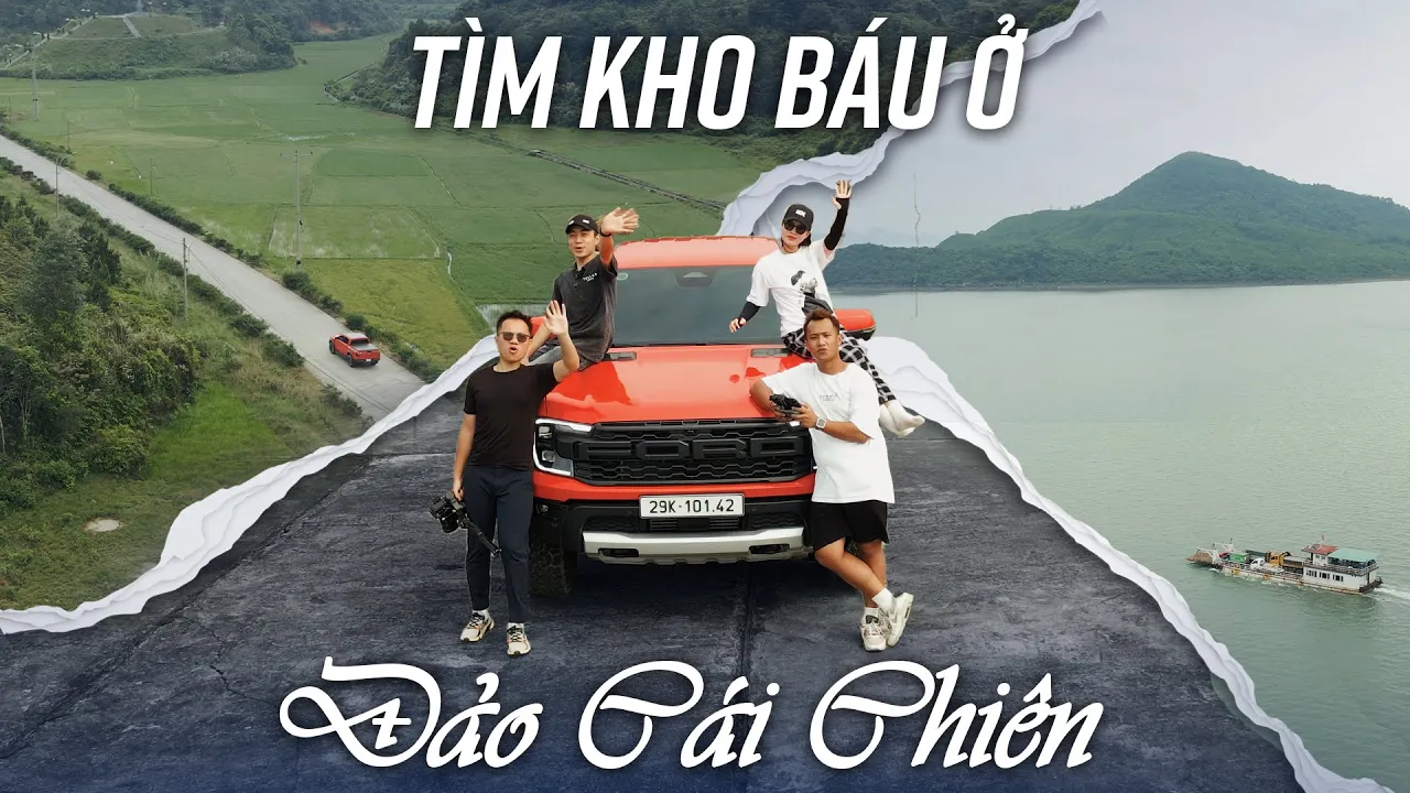 Outline Video Cùng Ford Ranger Raptor trong “Đại hài trình” tìm kho báu trên đảo Cái Chiên