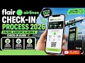 Flair Airlines Check-In Process 2026 Online Airport Mobile Check-In Guide