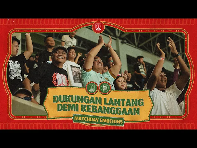 Dukungan Lantang Demi Kebanggaan 📣🔴 | Matchday Emotions | PERSIS Solo vs PSBS Biak