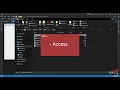 C Connecting MS Access and Retrieving Data Part 1 fb page Programming