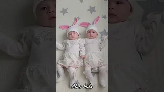 توأم بنات كيوت ماشاء الله 