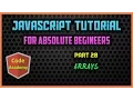 Javascript Tutorial for begineers Part 28 Arrays
